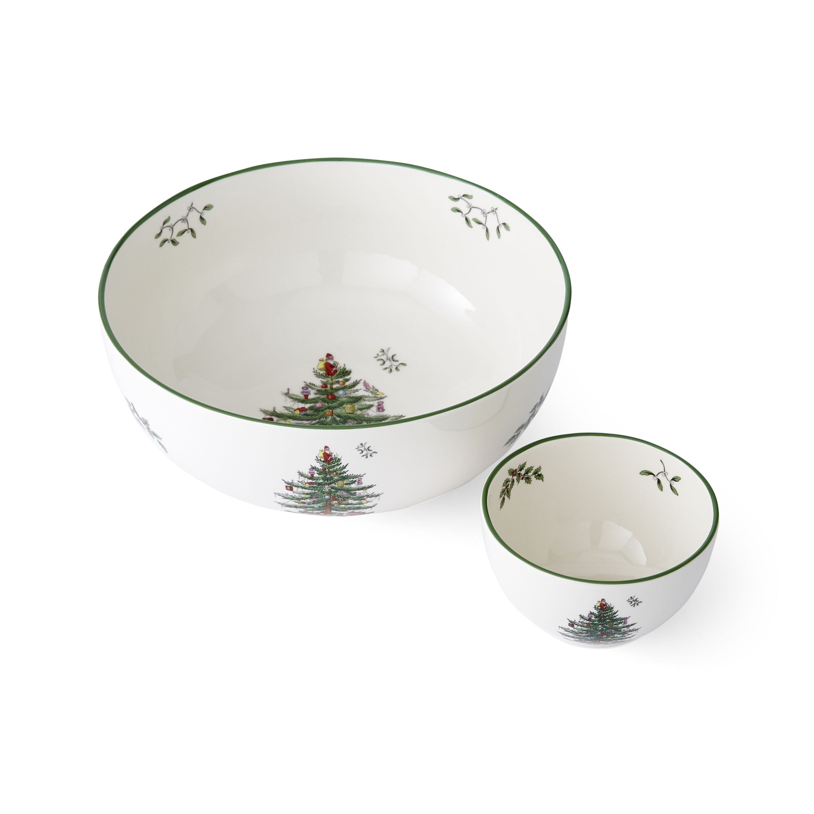 Christmas Tree Tiered Chip n Dip Bowl image number null